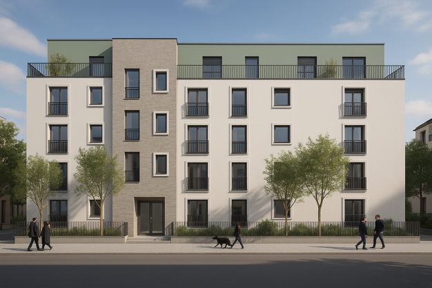 Wohnung zum Kauf - Neubau provisionsfrei 345.000 € 3 Zimmer 91 m² 2. Geschoss Mitte - Süd 142 Zwickau 08056