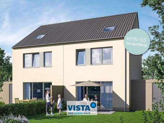 Doppelhaushälfte zum Kauf - Erstbezug 514.500 € 5 Zimmer 128 m² 292 m² Grundstück Lechfeldstraße 1 Ellgau 86679