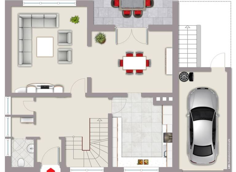 Einfamilienhaus zum Kauf 289.000 € 5,5 Zimmer 130 m² 521 m² Grundstück Maria Veen Reken, Maria Veen 48734