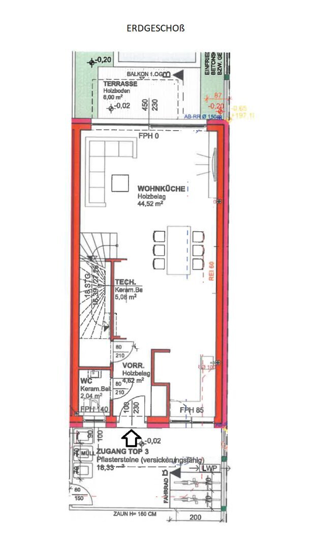 Reihenendhaus zum Kauf 695.000 € 5,5 Zimmer 160 m²<br/>Wohnfläche 179 m²<br/>Grundstück Vösendorf 2331