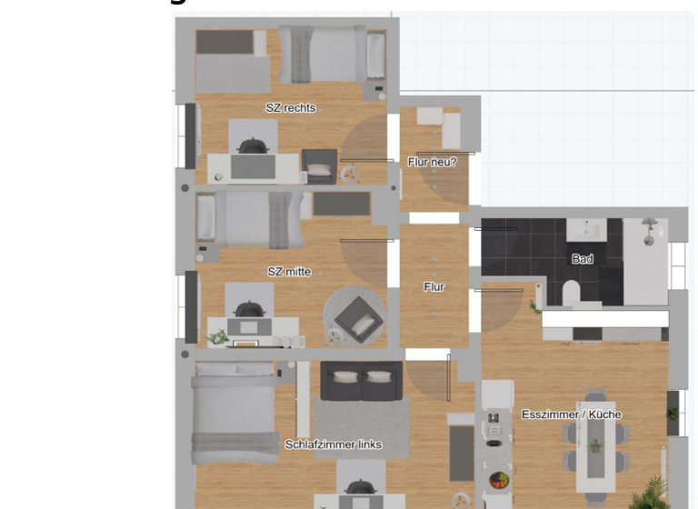 Wohnung zur Miete 2.000 € 4 Zimmer 72 m² 1. Geschoss Bulmke-Hüllen Gelsenkirchen 45888