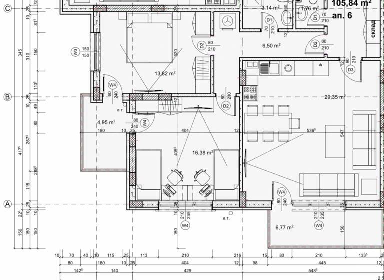 Studio zum Kauf 355.000 € 3 Zimmer 106,1 m² Sofia
