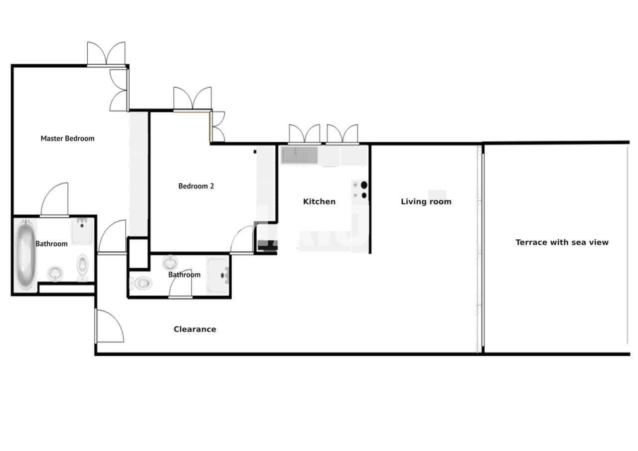 Studio zum Kauf 489.280 € 3 Zimmer 129 m²<br/>Wohnfläche 2.<br/>Geschoss Corniche Ouest Mermoz, Dakar Mermoz 11 000