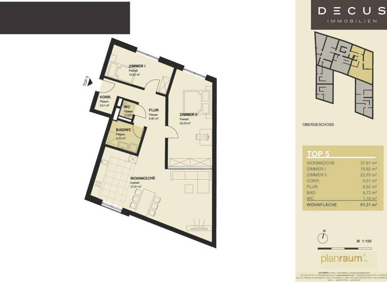Wohnung zum Kauf - Erstbezug 583.875 € 3 Zimmer 91,3 m² 1. Geschoss Wien 1230