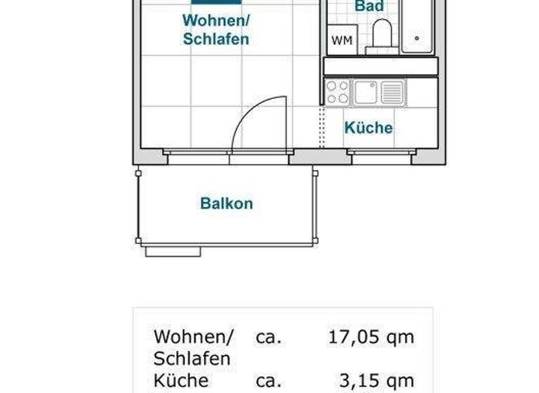 Wohnung zur Miete 396 € 2 Zimmer 49,5 m² 1. Geschoss frei ab 25.04.2026 Finsterwalder Str. 25 Prohlis-Süd Dresden 01239