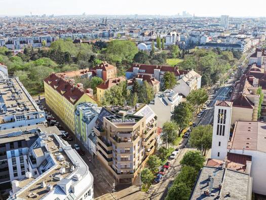 Terrassenwohnung zum Kauf - Erstbezug 489.000 € 2 Zimmer 57,5 m² 3. Geschoss Hernals 1170