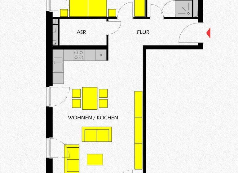 Wohnung zur Miete 939 € 2 Zimmer 66,6 m² EG Aldebaranstraße 7 Schönefeld 12529