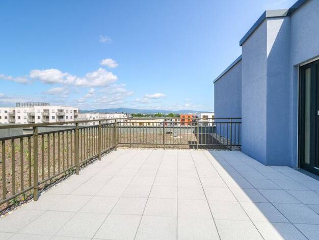 Penthouse zur Miete - Erstbezug 2.061 € 3 Zimmer 103,6 m² 6. Geschoss frei ab 01.08.2025 Karoline-Veith-Straße 35 Bockenheim Frankfurt-Bockenheim 60486
