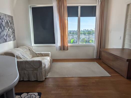 Terrassenwohnung zur Miete 960 € 2 Zimmer 28 m² frei ab sofort Sandhöfer Allee 10 Niederrad Frankfurt am Main 60528