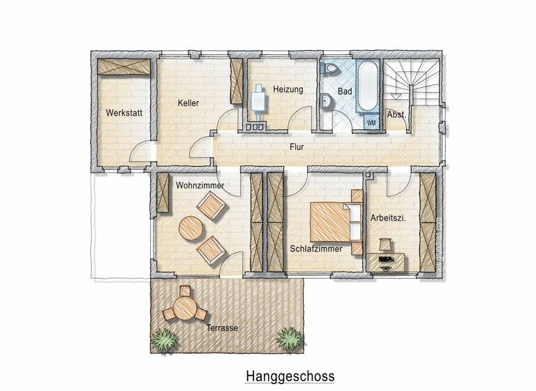 Einfamilienhaus zum Kauf 495.000 € 8 Zimmer 190 m² 634 m² Grundstück Honrath Lohmar 53797