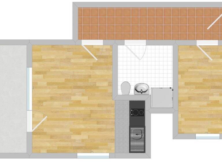Wohnung zum Kauf 193.000 € 2 Zimmer 44,5 m² 2. Geschoss Petershausen Konstanz 78464