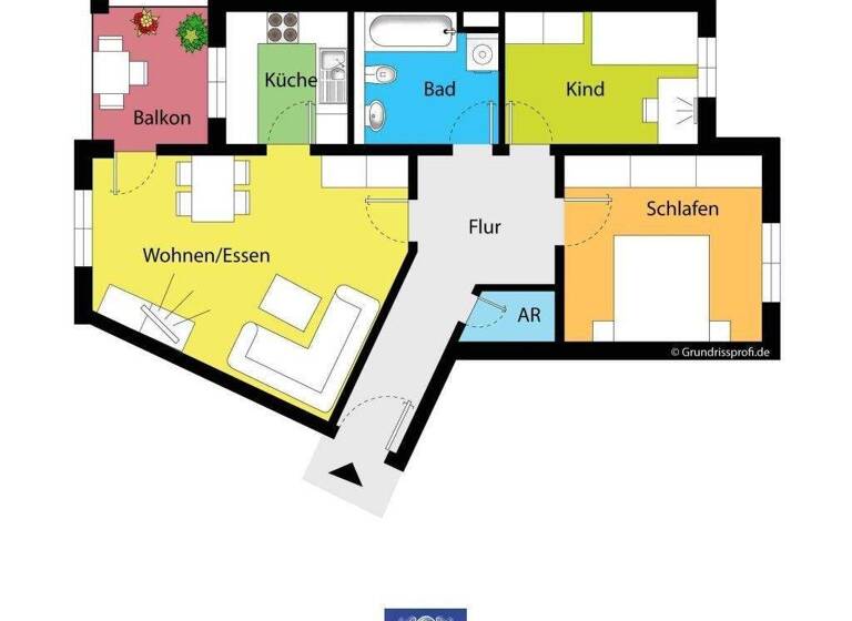 Wohnung zum Kauf 132.000 € 3 Zimmer 72,8 m² Freital 01705