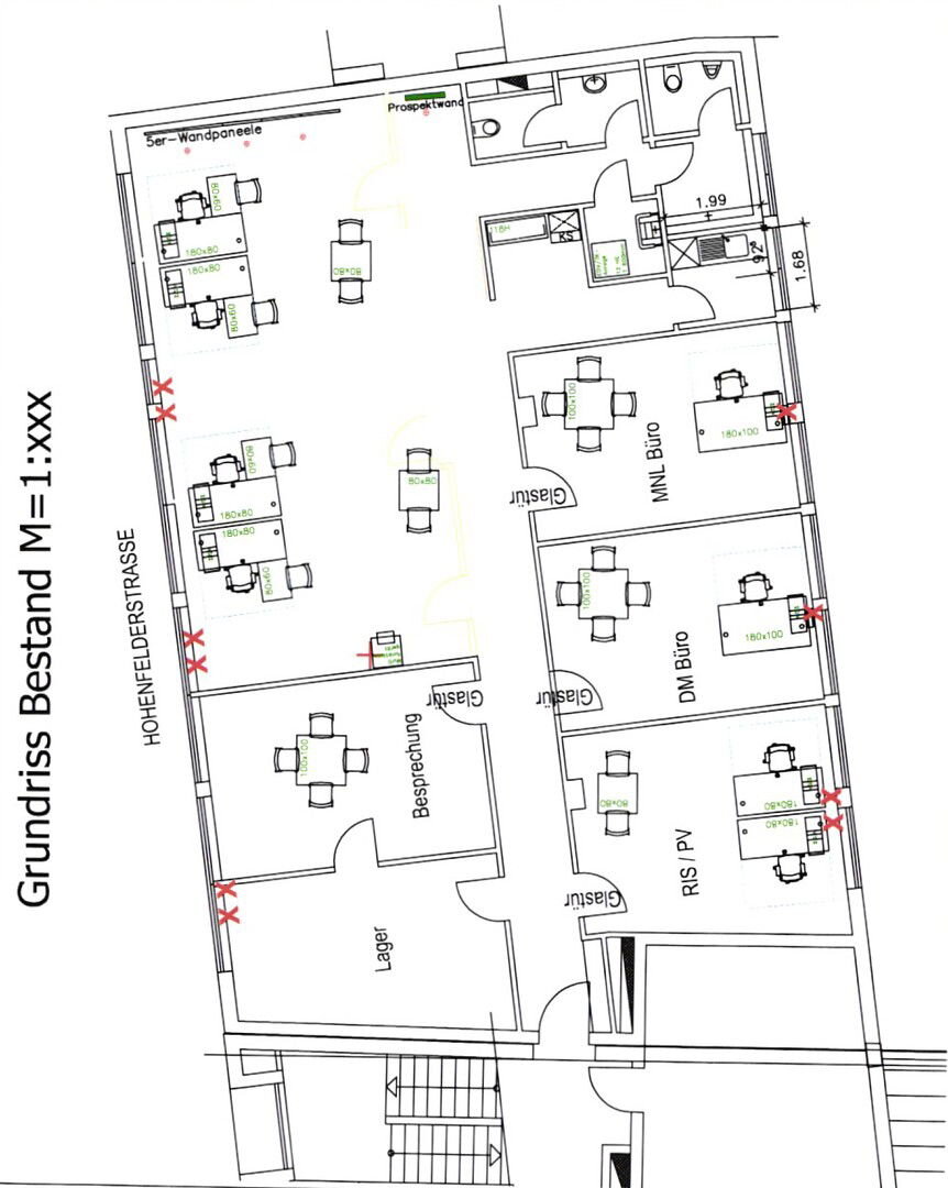 Bürofläche zur Miete provisionsfrei 600 € 20 m²<br/>Bürofläche Hohenfelderstr. 31 Altstadt 1 Koblenz 56068