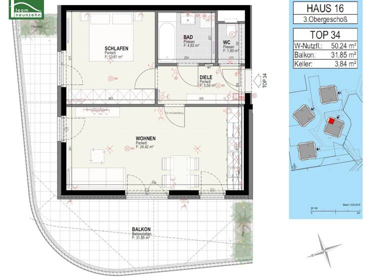 Wohnung zur Miete 645 € 2 Zimmer 50,2 m²<br/>Wohnfläche 3.<br/>Geschoss Olga-Rudel-Zeynek-Gasse 16 Straßgang Graz 8054