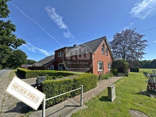 Einfamilienhaus zum Kauf 229.000 € 8 Zimmer 200 m² 20.489 m² Grundstück Schirum Aurich 26605