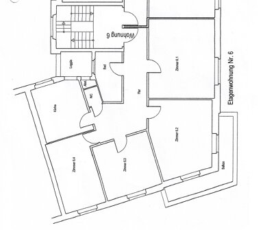 Wohnung zur Miete 1.400 € 4 Zimmer 129,4 m² 2. Geschoss frei ab sofort Viktoriastr. 5 Kernstadt - Nordost Bruchsal 76646