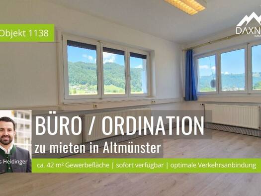 Büro zur Miete 750 € 41,8 m² Bürofläche Altmünster 4813
