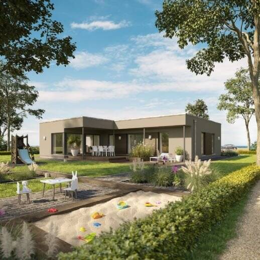 Bungalow zum Kauf 371.428 € 5 Zimmer 133 m²<br/>Wohnfläche 488 m²<br/>Grundstück ab sofort<br/>Verfügbarkeit An der Dreschhalle 10 Niederwallmenach 56357
