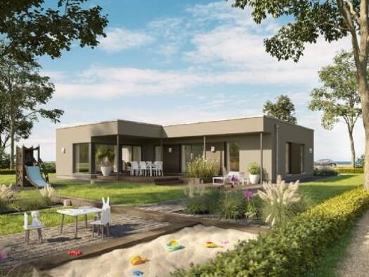 Bungalow zum Kauf 371.428 € 5 Zimmer 133 m² 488 m² Grundstück frei ab sofort An der Dreschhalle 10 Niederwallmenach 56357