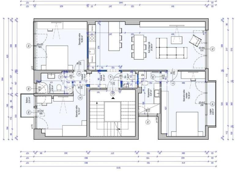 Wohnung zum Kauf 499.000 € 3 Zimmer 115 m² 2. Geschoss Gupceva zvijezda Nova Ves - Gupceva zvijezda 10000