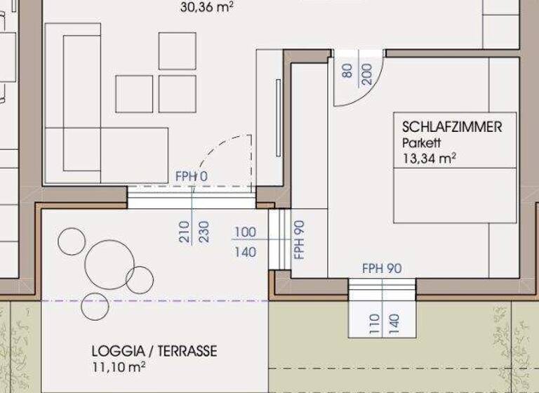 Wohnung zum Kauf - Erstbezug provisionsfrei 352.800 € 2 Zimmer 56,3 m² EG Henndorf am Wallersee 5302