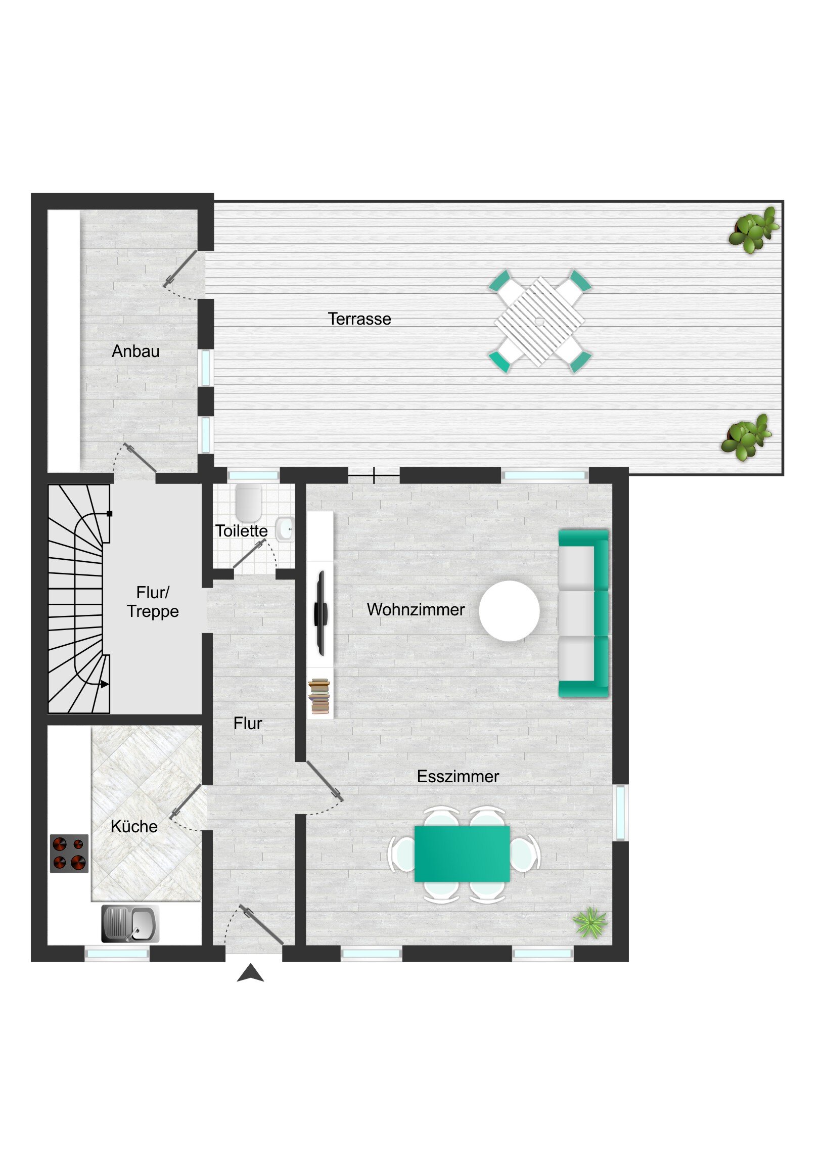 Reihenendhaus zur Miete 1.960 € 4 Zimmer 146 m²<br/>Wohnfläche 352 m²<br/>Grundstück ab sofort<br/>Verfügbarkeit Osterath Meerbusch 40670