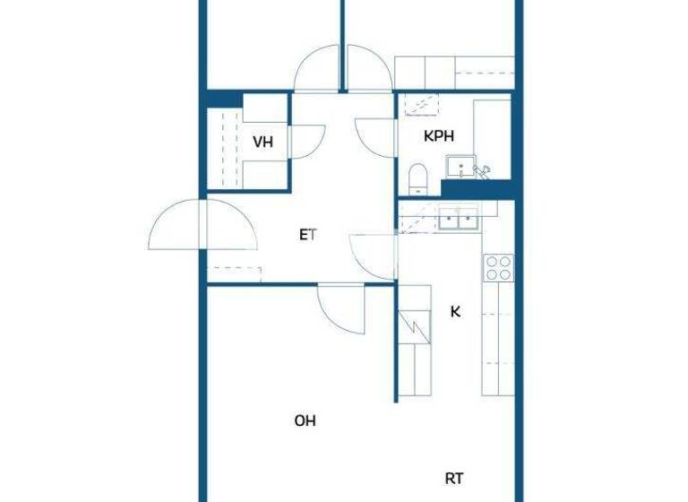 Wohnung zum Kauf 49.500 € 3 Zimmer 77 m² 4. Geschoss Jaakkolantie 8 A 10 Kouvola 45610