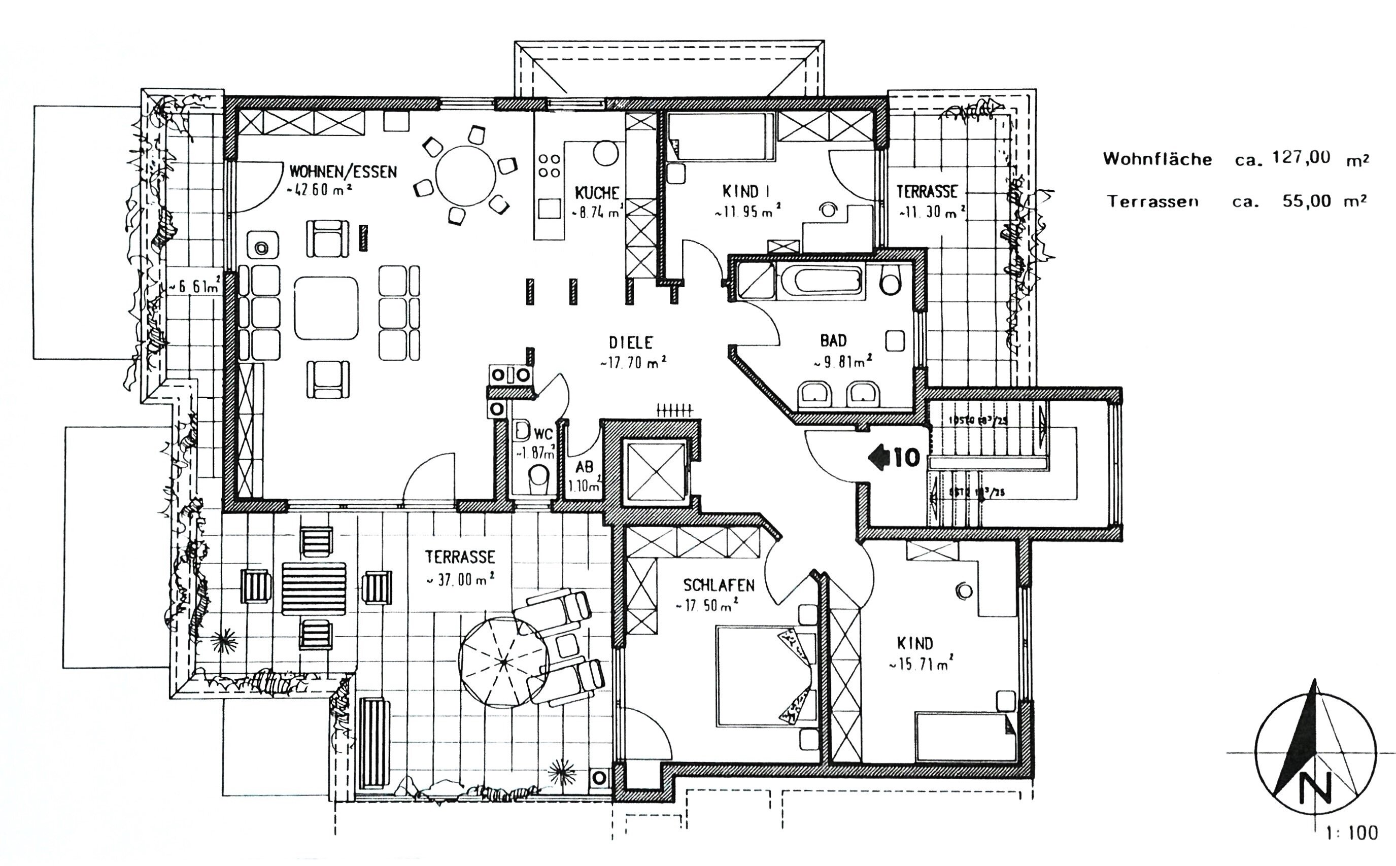 Penthouse zum Kauf 579.000 € 4 Zimmer 140 m²<br/>Wohnfläche 4.<br/>Geschoss ab sofort<br/>Verfügbarkeit Wetzendorf Nürnberg 90425