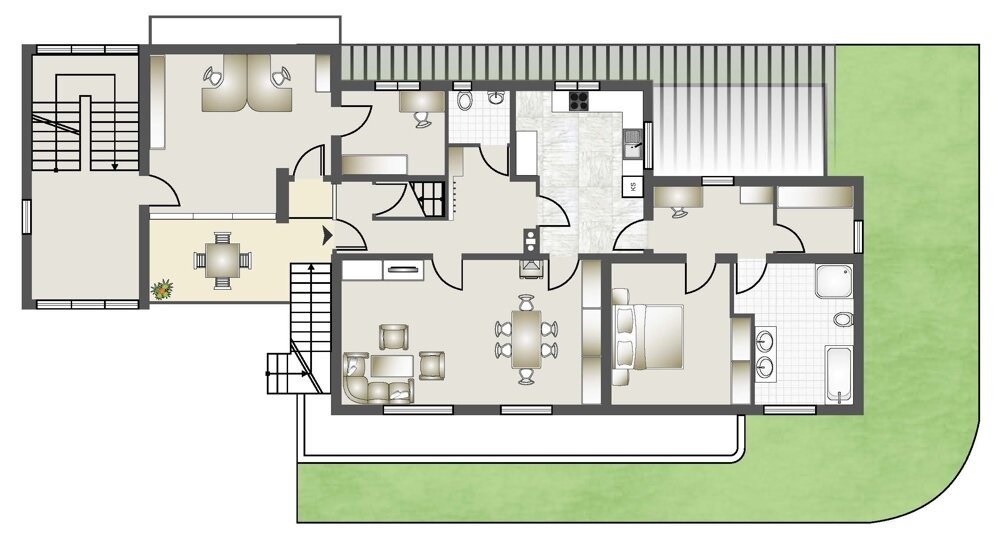 Mehrfamilienhaus zum Kauf 208,9 m²<br/>Wohnfläche 962 m²<br/>Grundstück Vorachstrasse 19 Lustenau 6890