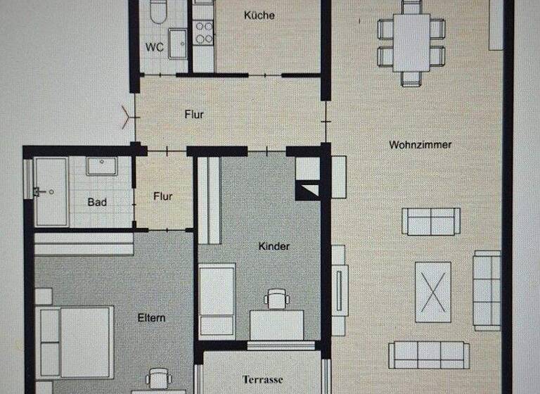 Wohnung zur Miete 1.300 € 3,5 Zimmer 95 m² Ost Ludwigsburg 71638