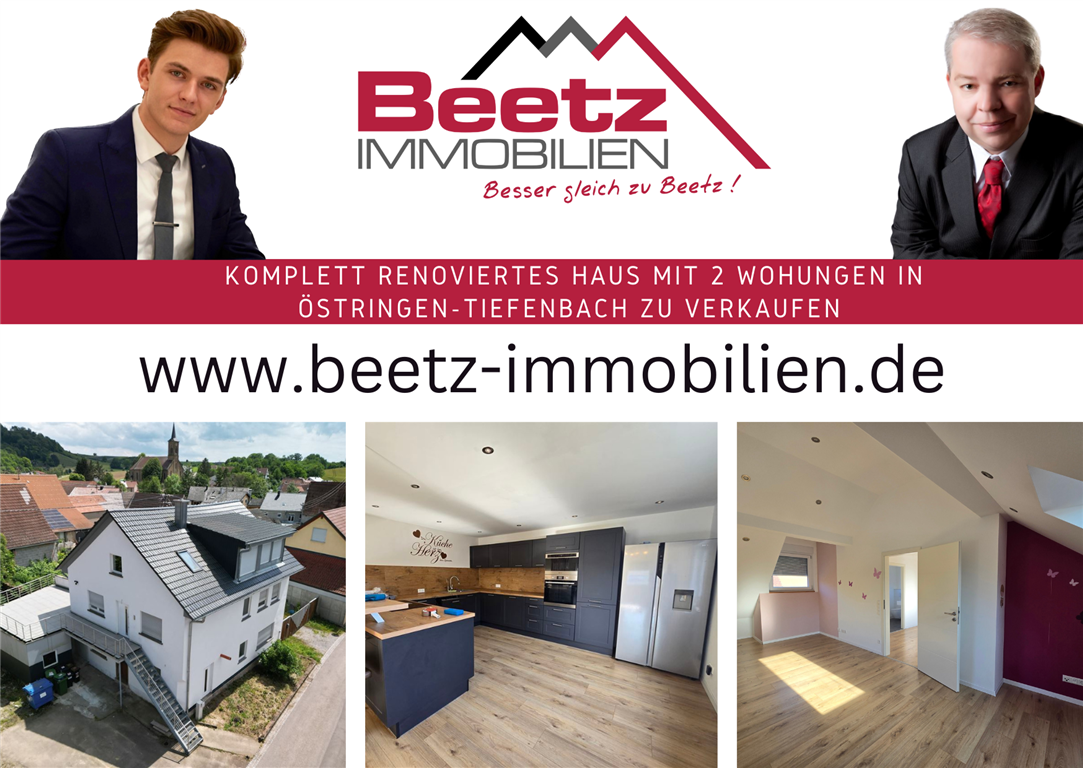 Mehrfamilienhaus zum Kauf 509.000 € 9 Zimmer 230 m²<br/>Wohnfläche 388 m²<br/>Grundstück ab sofort<br/>Verfügbarkeit Tiefenbach Östringen 76684