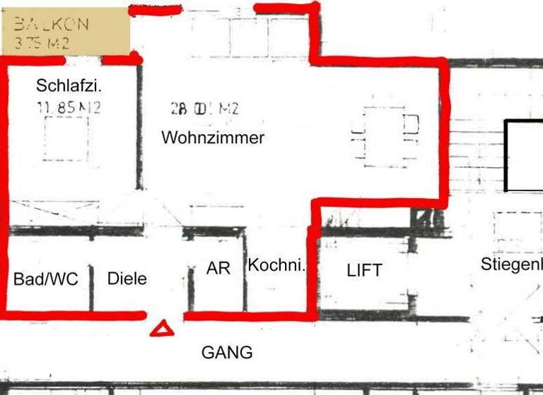 Wohnung zur Miete 1.050 € 2 Zimmer 52 m² 3. Geschoss Kitzbühel 6370