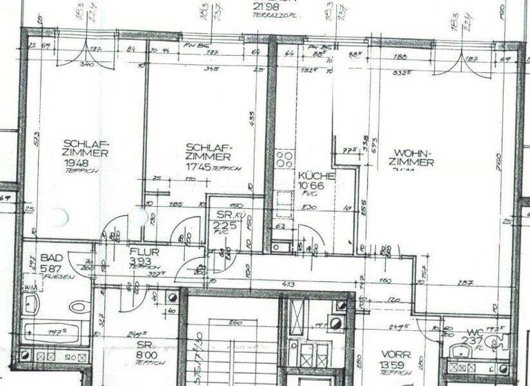 Wohnung zur Miete 1.990 € 3 Zimmer 118 m² 3. Geschoss Wien 1190