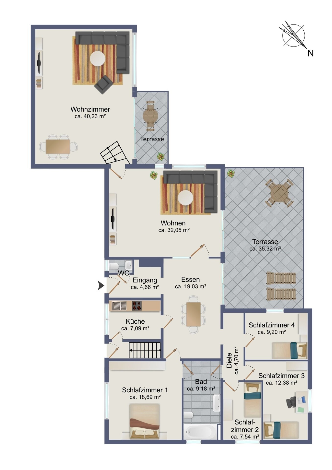 Bungalow zum Kauf 899.000 € 7 Zimmer 184,4 m²<br/>Wohnfläche 1.412 m²<br/>Grundstück Rahlstedt Hamburg / Meiendorf 22145