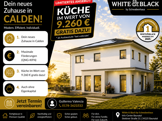 Einfamilienhaus zum Kauf provisionsfrei 198.720 € 3 Zimmer 120 m² 756 m² Grundstück Calden Calden 34379