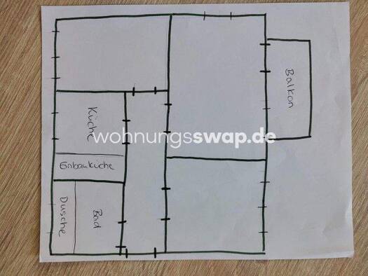 Studio zur Miete Tauschwohnung 585 € 3 Zimmer 64 m² 1. Geschoss Moisling Lübeck 23560