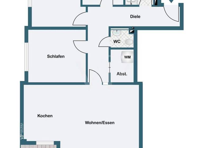 Wohnung zum Kauf 559.000 € 4 Zimmer 117 m² 3. Geschoss Metternich Koblenz 56072