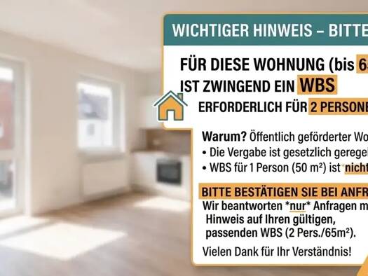 Wohnung zur Miete 315 € 2 Zimmer 60 m² Geschoss 2/3 frei ab sofort Engelbertstraße 21 Süd Recklinghausen 45663