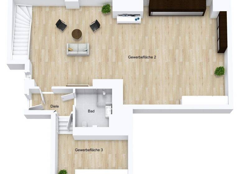 Bürofläche zum Kauf 245.000 € 3 Zimmer 138,9 m² Bürofläche Mühlburg Karlsruhe 76185