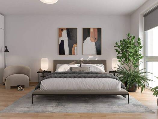 Wohnung zum Kauf - Neubau provisionsfrei 477.200 € 2 Zimmer 82 m² frei ab sofort Südstadt Fürth 90763