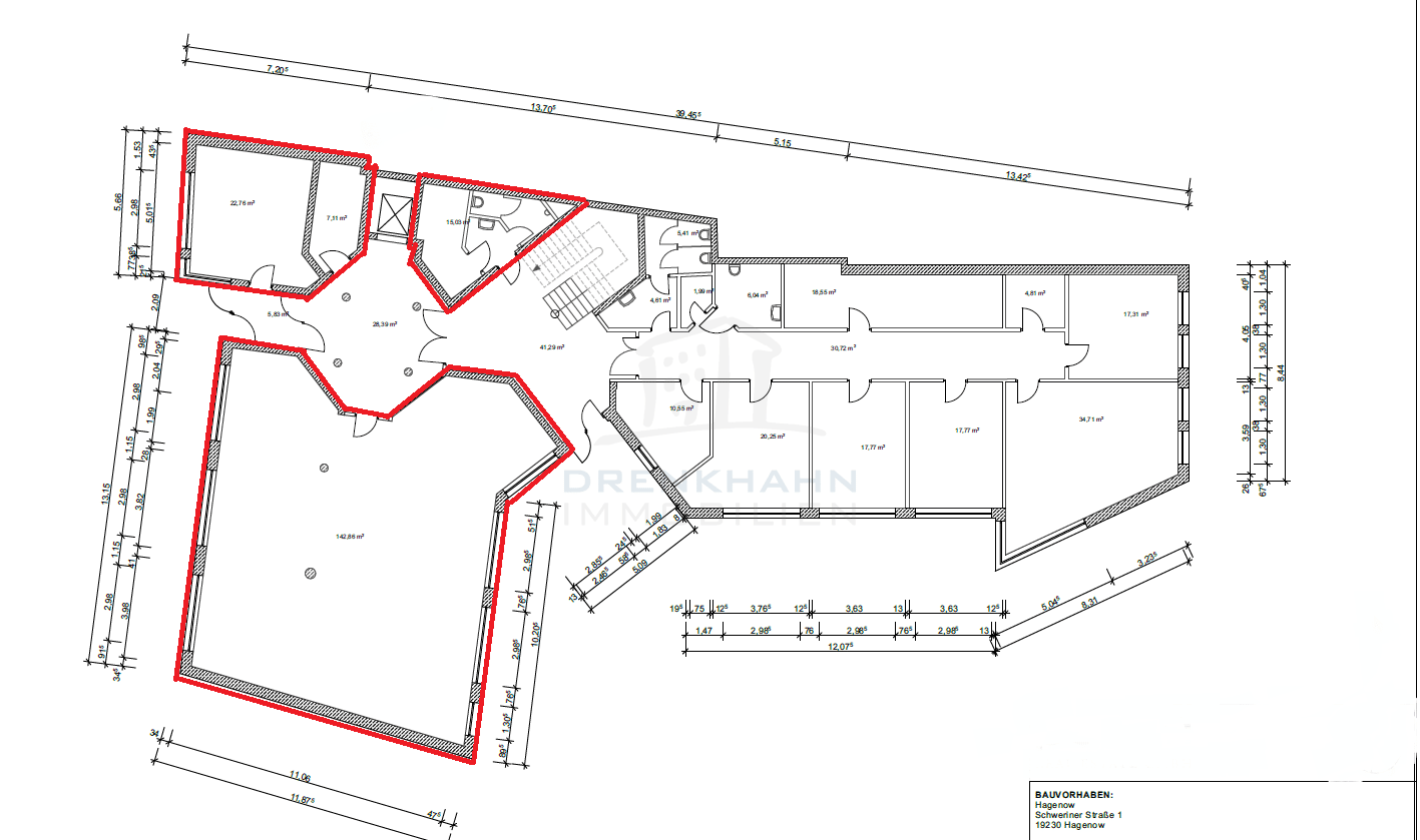 Ladenfläche zur Miete provisionsfrei 8,50 € 1.000 m²<br/>Verkaufsfläche Hagenow Hagenow 19230