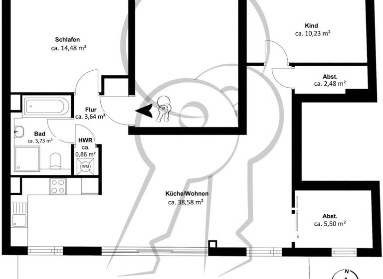 Penthouse zum Kauf - Erstbezug provisionsfrei 999.000 € 3,5 Zimmer 90,5 m² 4. Geschoss frei ab 31.12.2026 Steenwisch 30 Stellingen Hamburg 22527