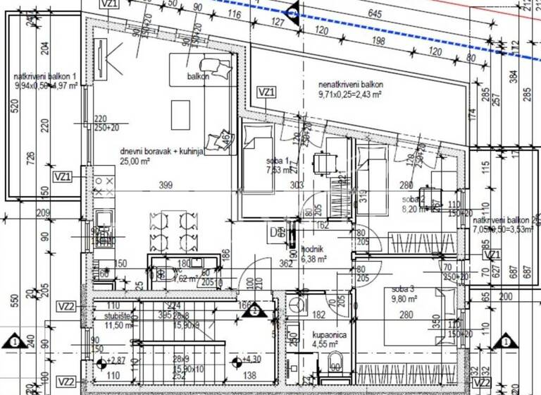 Wohnung zum Kauf 318.000 € 4 Zimmer 74 m² 1. Geschoss Rudes - Ljubljanica