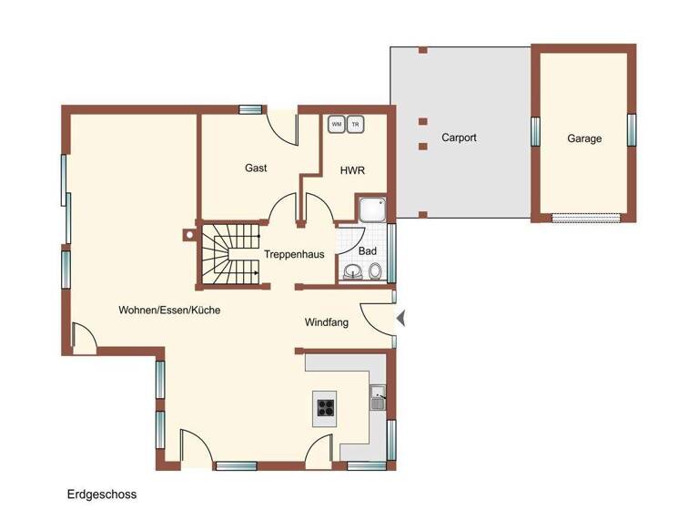 Einfamilienhaus zum Kauf 619.000 € 5 Zimmer 220 m² 1.603 m² Grundstück Langen Geestland 27607