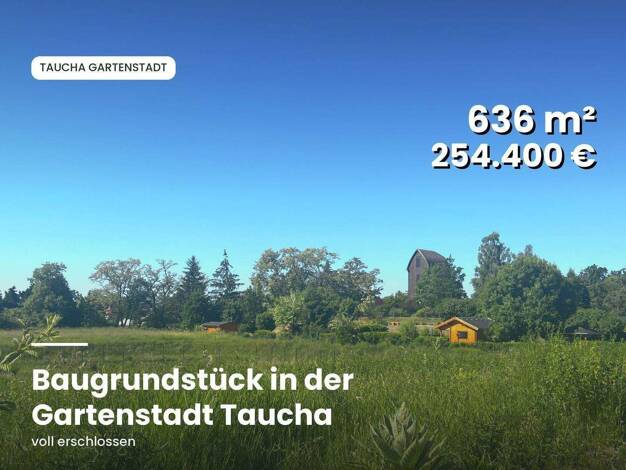 Grundstück zum Kauf 254.400 € 636 m² Grundstück frei ab sofort Taucha Taucha 04475