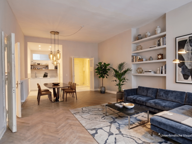 Wohnung zum Kauf 795.000 € 2 Zimmer 91,5 m² 1. Geschoss frei ab sofort Charlottenburg Berlin 10629