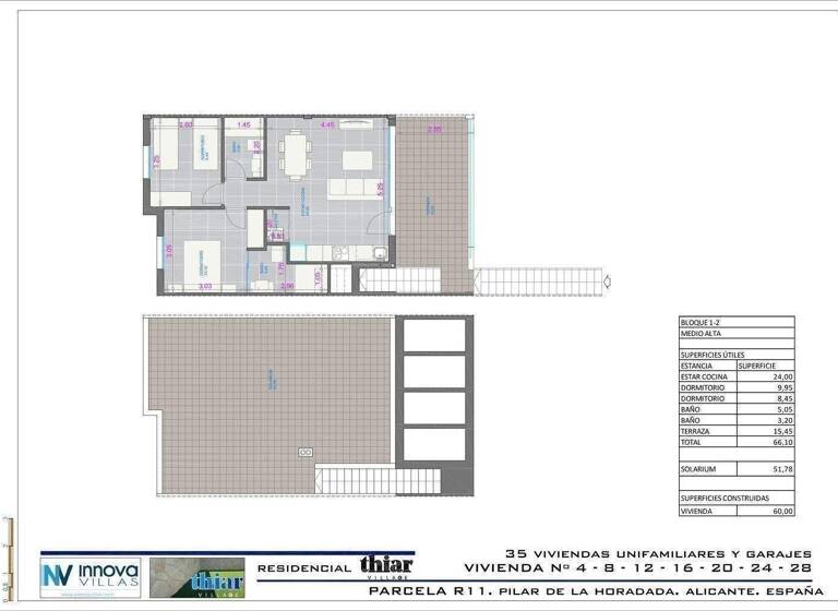 Penthouse zum Kauf provisionsfrei 285.000 € 3 Zimmer 66 m² Calle Denia Pilar de la Horadada 03190