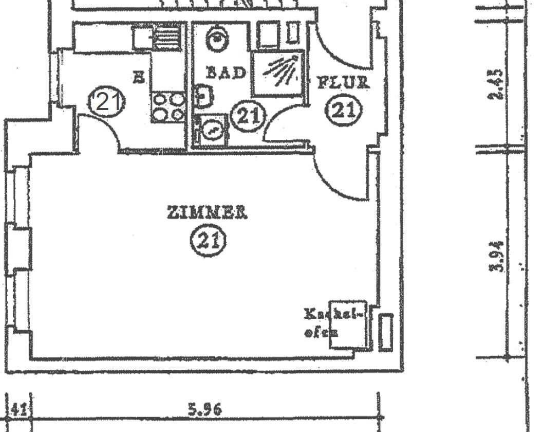 Wohnung zum Kauf provisionsfrei 209.000 € 1 Zimmer 36 m²<br/>Wohnfläche 3.<br/>Geschoss Nazarethkirchstr. 42 Wedding Berlin 13347