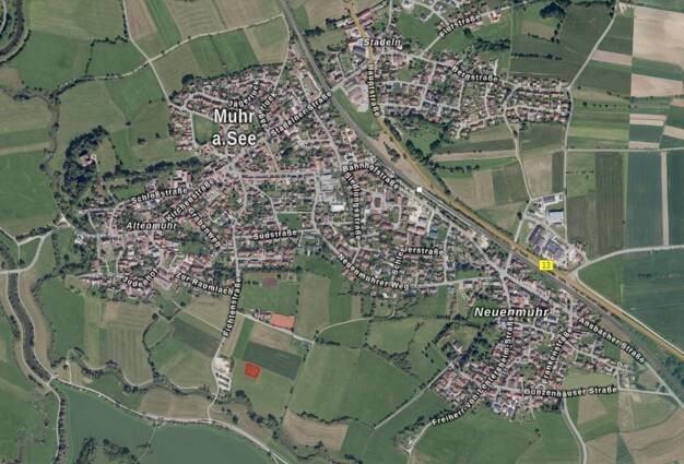 Land-/Forstwirtschaft zum Kauf 4.036 € 1.153 m² Grundstück Muhr Muhr 91735