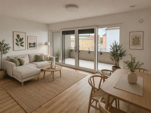 Wohnung zur Miete 1.220 € 3 Zimmer 85 m² Geschoss 1/3 frei ab sofort Auerspergstraße 2 Haidenhof-Nord Passau 94032